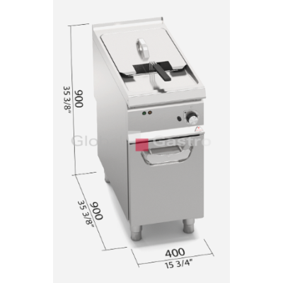 Elektrická fritéza SE9F22 4MS | Bertos 117099701